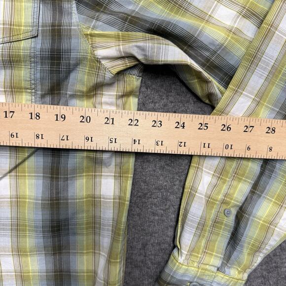 Lot of 2 Columbia Long Sleeve Button Up Shirts Men's Small/Medium (no tag) Plaid - Picture 10 of 12